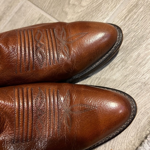 Dan Post cowgirl boots Brown size 6 1/2 Preowned Great Condition - Picture 5 of 12